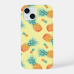 Pineapple Pattern iPhone 15 Case