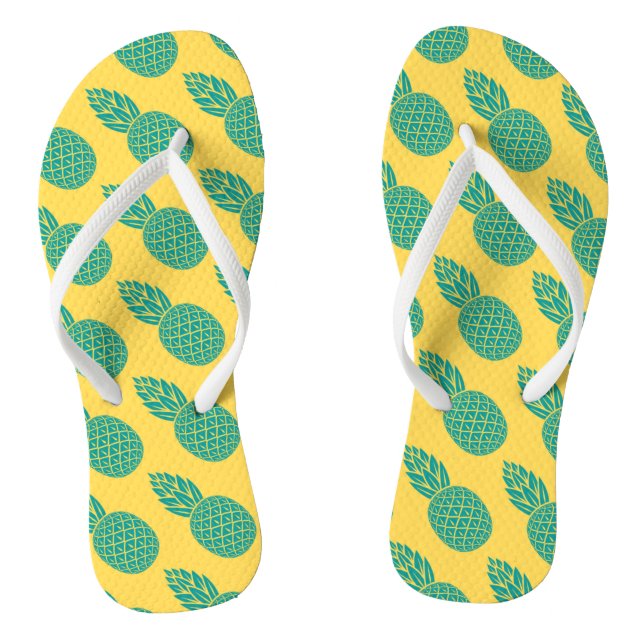 Pineapple Pattern Jandals (Footbed)
