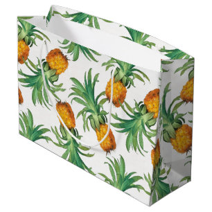 Pineapple pattern large gift bag