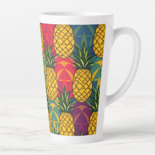 Pineapple Pattern Latte Mug