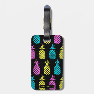 Pineapple Pattern Luggage Tag