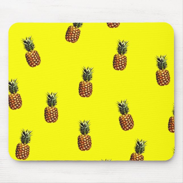 pineapple pattern mouse pad (Front)