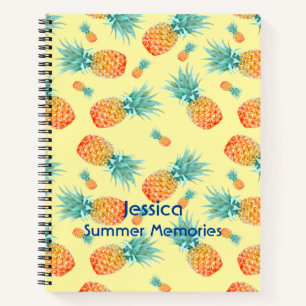 Pineapple Pattern Notebook