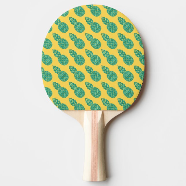 Pineapple Pattern Ping Pong Paddle (Front)