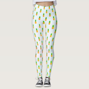 Pineapple pattern summer leggings
