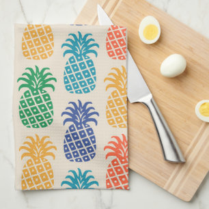 Pineapple Pattern Tea Towel