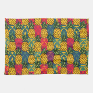 Pineapple Pattern Tea Towel