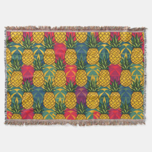 Pineapple Pattern Throw Blanket