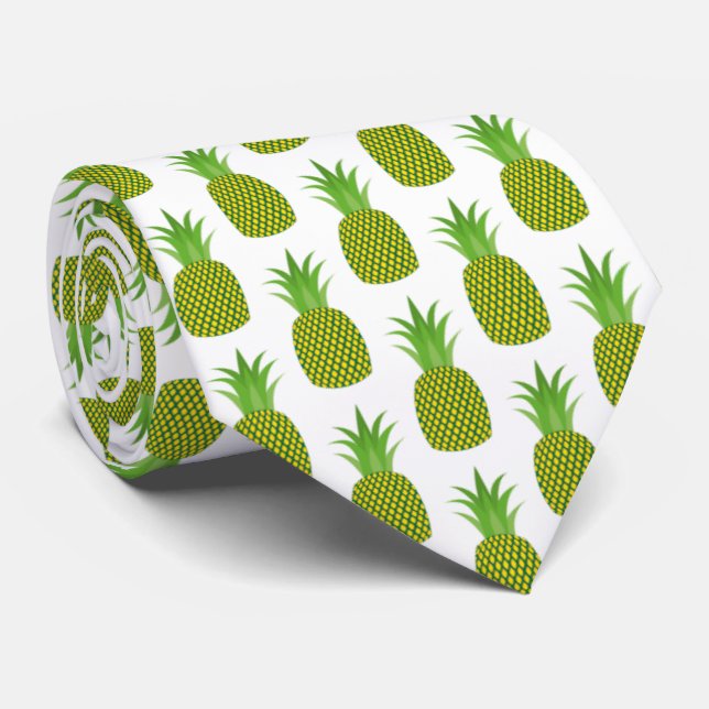 Pineapple 🍍 Pattern Tie (Rolled)