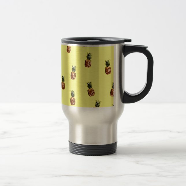 pineapple pattern travel mug (Right)