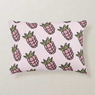 Pineapple Pattern Y2K Retro Funky Decorative Cushion
