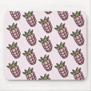 Pineapple Pattern Y2K Retro Funky Mouse Pad