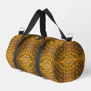 Pineapple Peel Golden Texture Pattern Duffle Bag