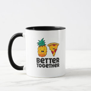 Pineapple Pizza Better Together Modern Graphic Des Mug