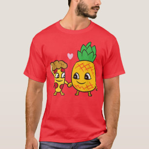 Pineapple Pizza Cute Pizza Hawaii Funny Pineapple T-Shirt