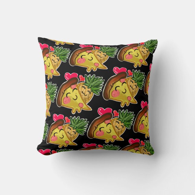 Pineapple Pizza Love Cushion (Front)