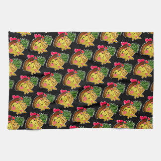 Pineapple Pizza Love Tea Towel