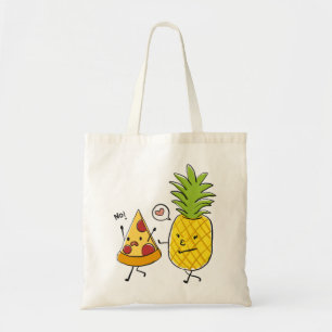 Pineapple pizza tote bag