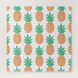 Pineapple Play: Fun Pattern Delight. Jigsaw Puzzle