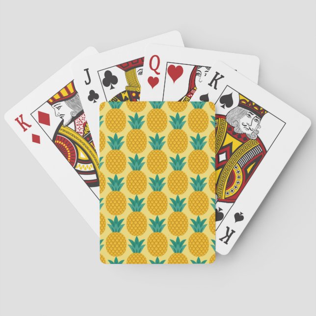 Pineapple playing cards (Back)