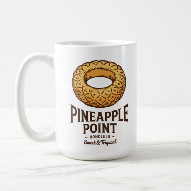 Pineapple Point Coffee Mug (Left)