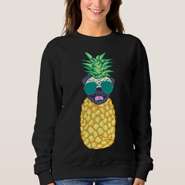 pineapple pug Classic T-Shirt 192 Sweatshirt (Front)