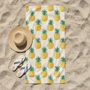 Pineapple Punch Hero Classic Tropical Beach Towel