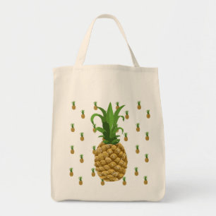 Pineapple Reusable Grocery Tote Bag