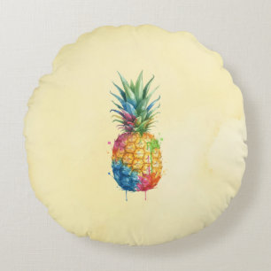 Pineapple Round Cushion