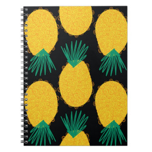 Pineapple seamless abstract pattern. Contemporary  Notebook