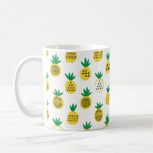 Pineapple seamless pattern. Kid design. Coffee Mug