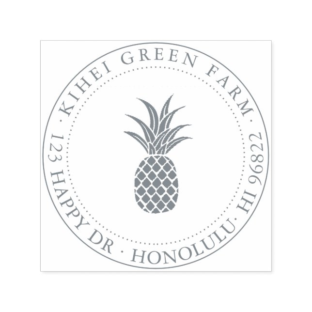 PINEAPPLE See Colour Selections Self-inking Stamp (Design)