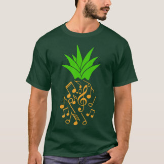 Pineapple Sheet Music Clef Music  T-Shirt