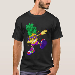 Pineapple shirts for Women Men Dabbing Aloha Hawai