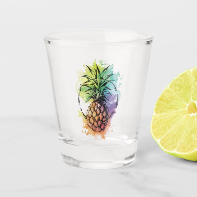 Pineapple Shot Glass (Front)