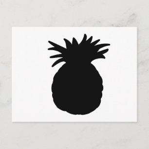 Pineapple Silhouette Postcard