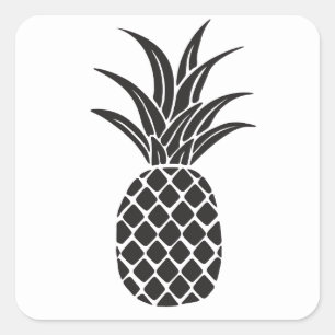Pineapple Silhouette Sticker