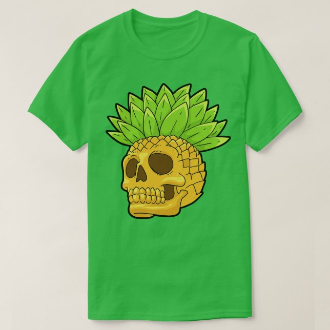 Pineapple Skull T-Shirt (Design Front)