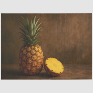 Pineapple & Slice Rustic Grunge Decoupage  Tissue Paper