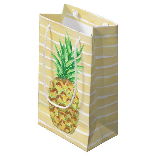 Pineapple Small Gift Bag (Front Angled)