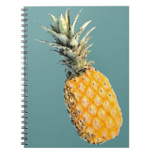 pineapple spiral notebook