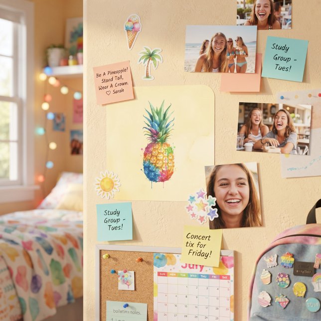 Pineapple Square Sticker (Creator Uploaded)