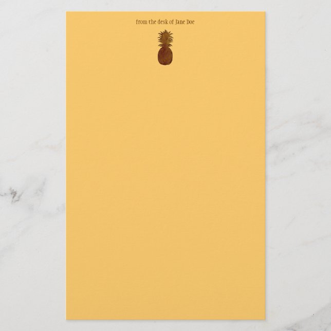 Pineapple Stationery (Front)