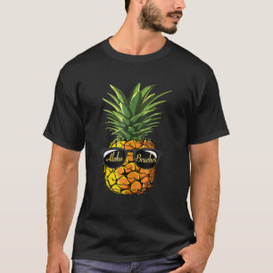 Pineapple Sunglasses Aloha Beaches Hawaiian Hawaii T-Shirt
