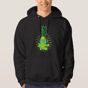 Pineapple Sunglasses Beaches Hawaiian Summer Vibes Hoodie