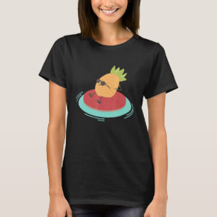Pineapple Sunglasses Summer Swimming T-Shirt