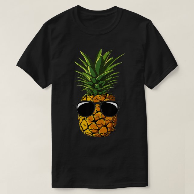 Pineapple Sunglasses T  Aloha Beaches Hawaiian Haw T-Shirt (Design Front)