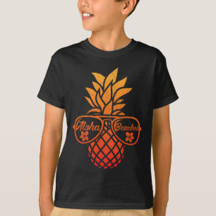 Pineapple Sungles T Shirt Aloha Beaches Hawaiian H