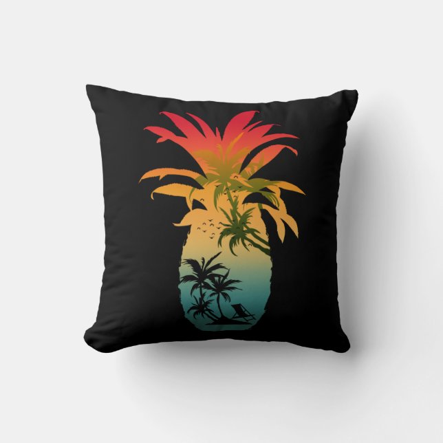 PINEAPPLE SUNSET CUSHION (Front)