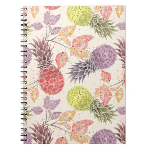 Pineapple, sweet couple, fruit notebook
